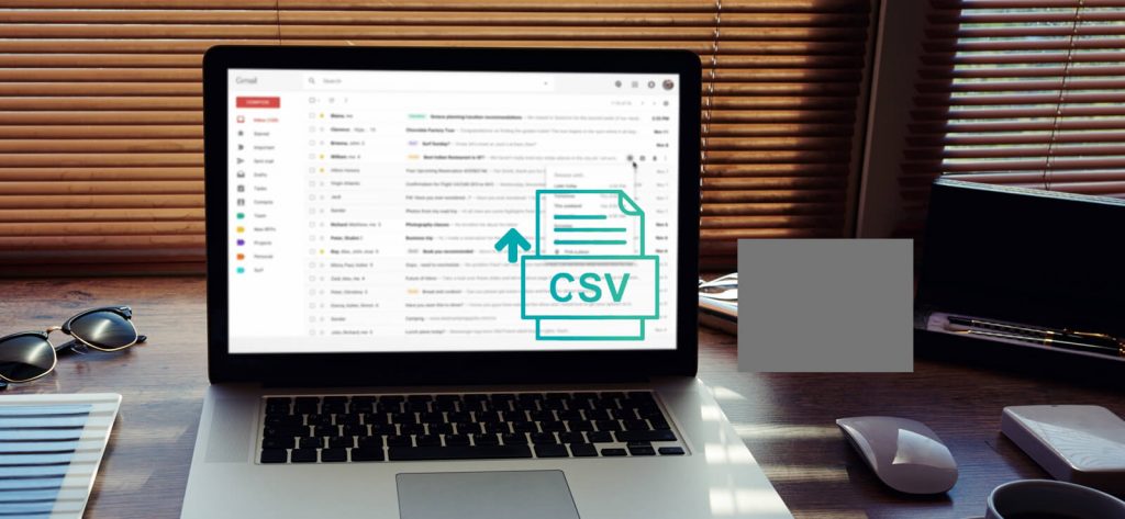 Export Gmail emails to CSV