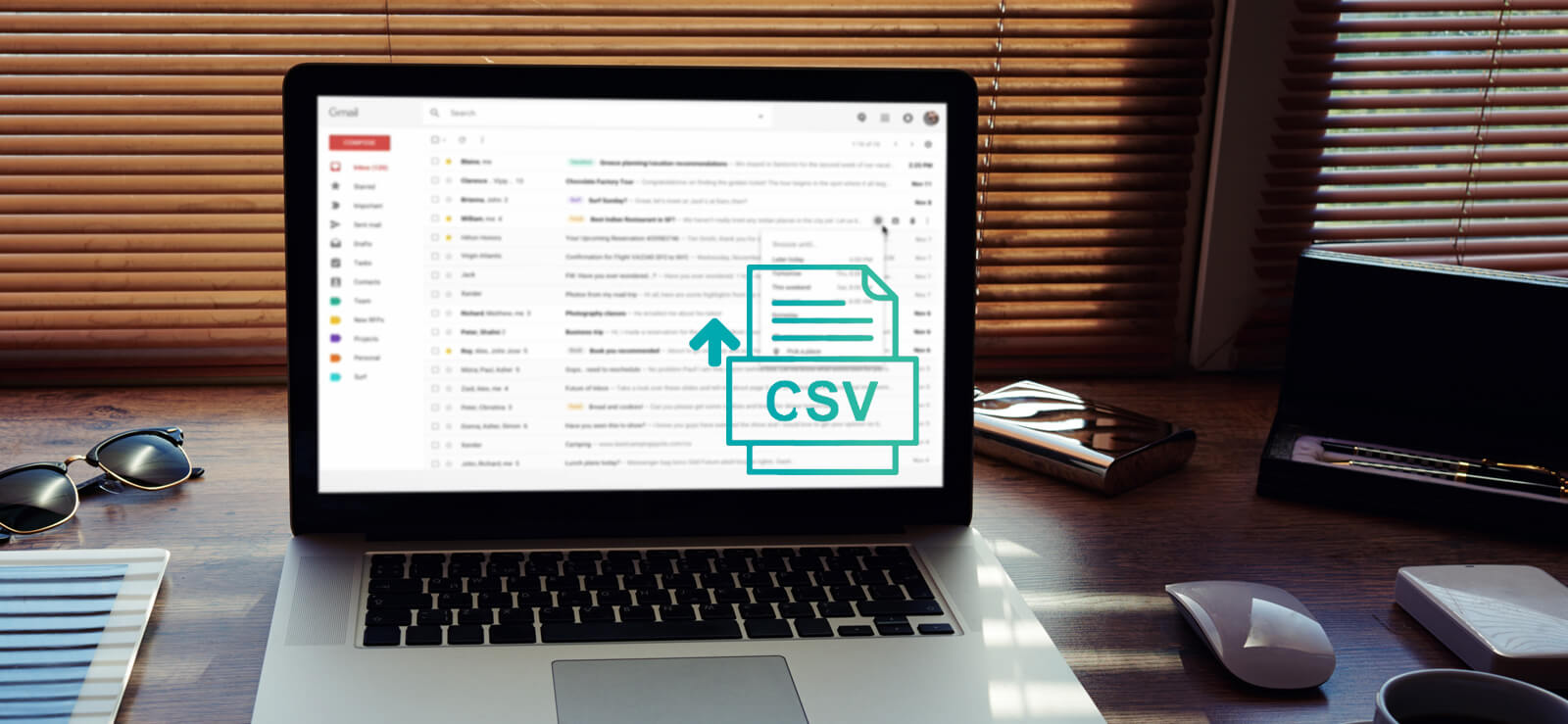 Ways to export Gmail emails to CSV