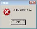 JPEG Error #52