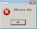 JPEG error #52