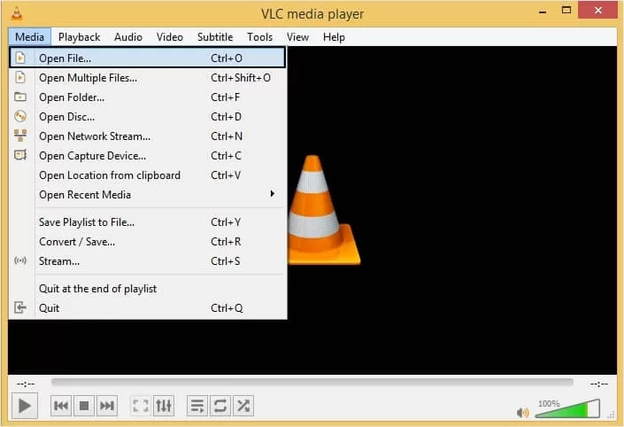 open file