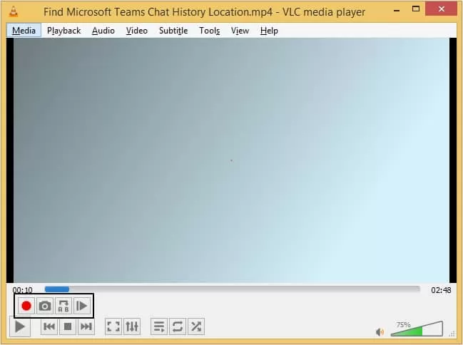 video control options
