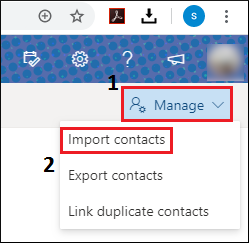 Import Contacts