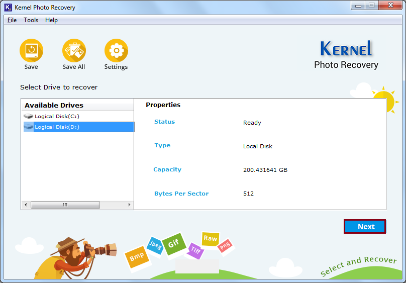 Kernel Photo Recovery Tool