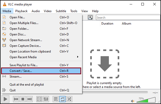 Launch VLC Media Player