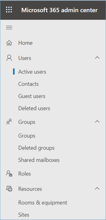 Office 365 Admin Center