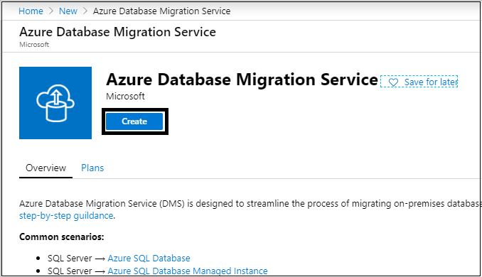 Azure Database Migration Service