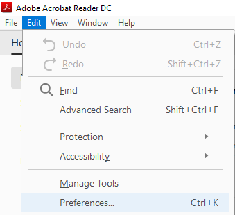 error caused by adobe acrobat reader update