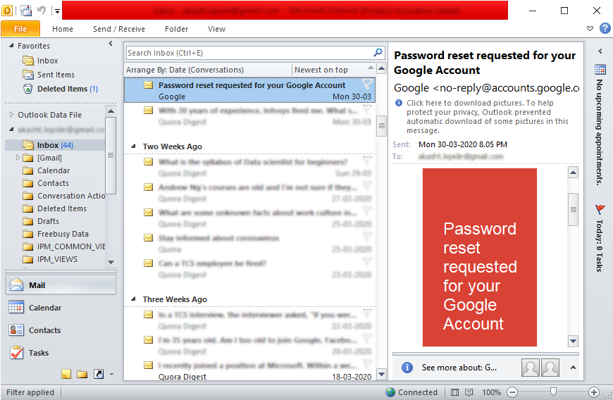 apple mail on outlook windows 10