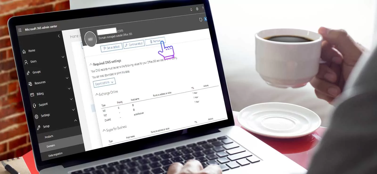 How to Remove a Domain from Microsoft Office 365?