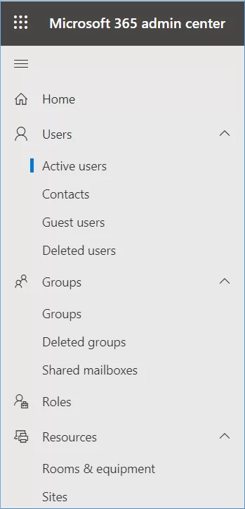 Office 365 Admin Center