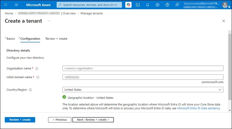 change O365 tenant location