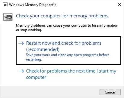 check for problems