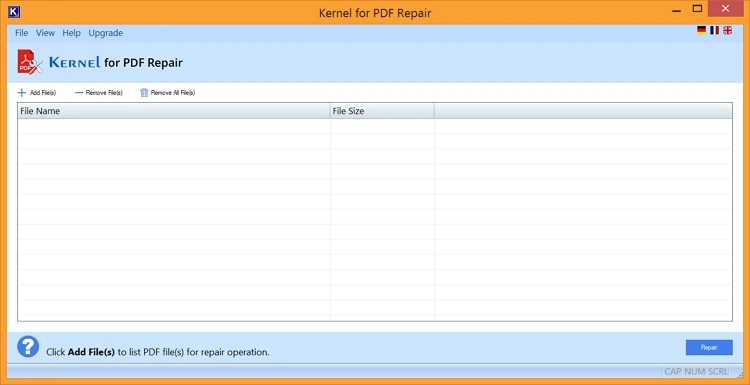select adobe pdf file