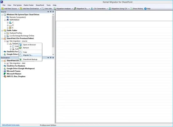 For SharePoint to SharePoint Online migration