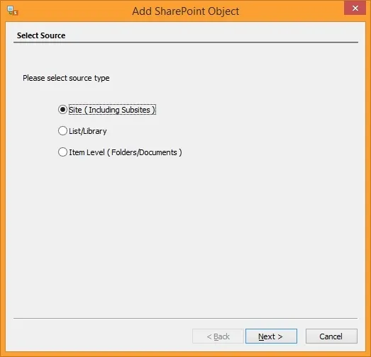 to adjust the source selection Use Edit Source Selection button