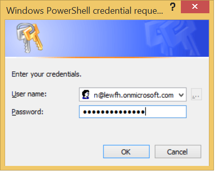 input the credentials of office 365 account