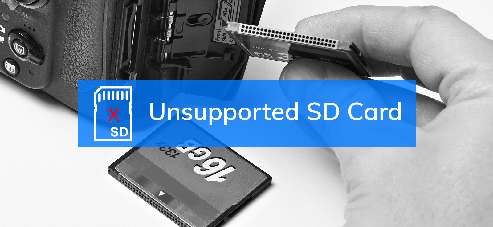 SD card is blank or has unsupported file system – How to recover data?