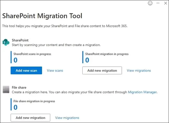 to start the migration process