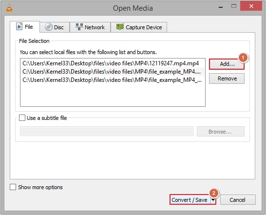 add mp4 video