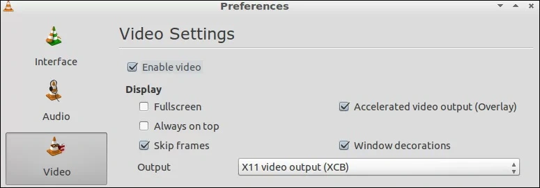 video output