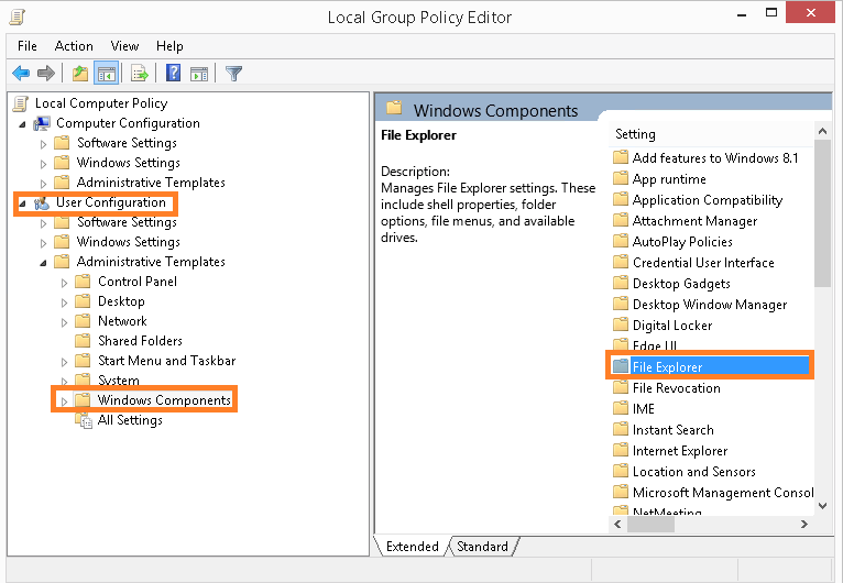 Expand File Explorer