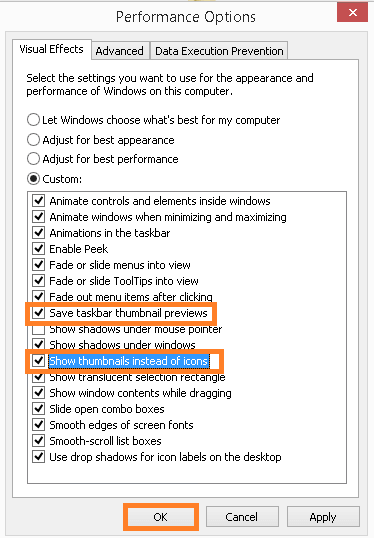Performance Options