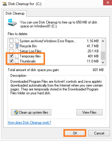Disk Cleanup