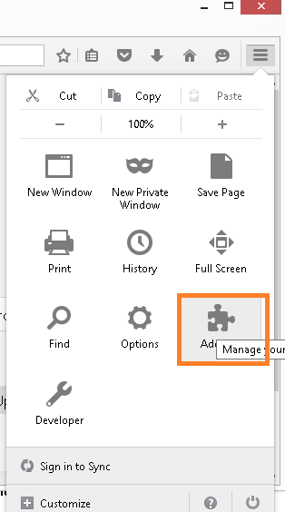 select Add-ons option