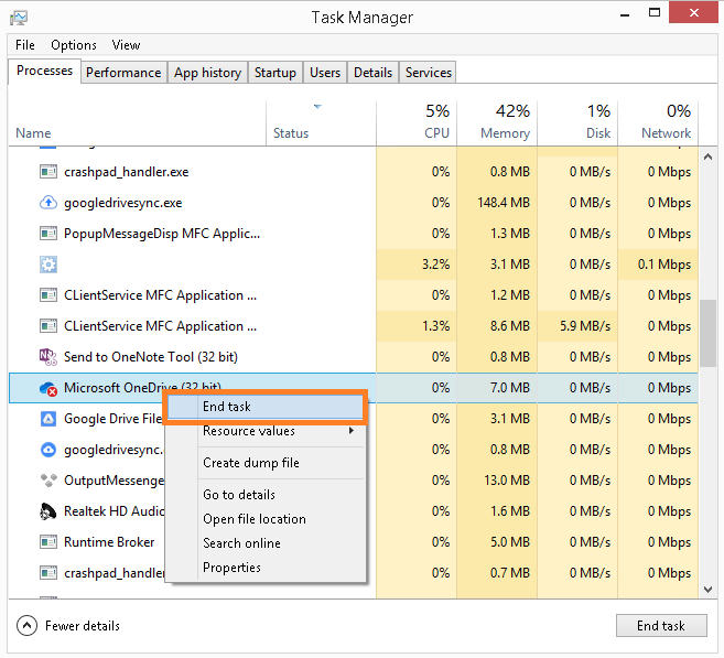 Open Windows Task Manager