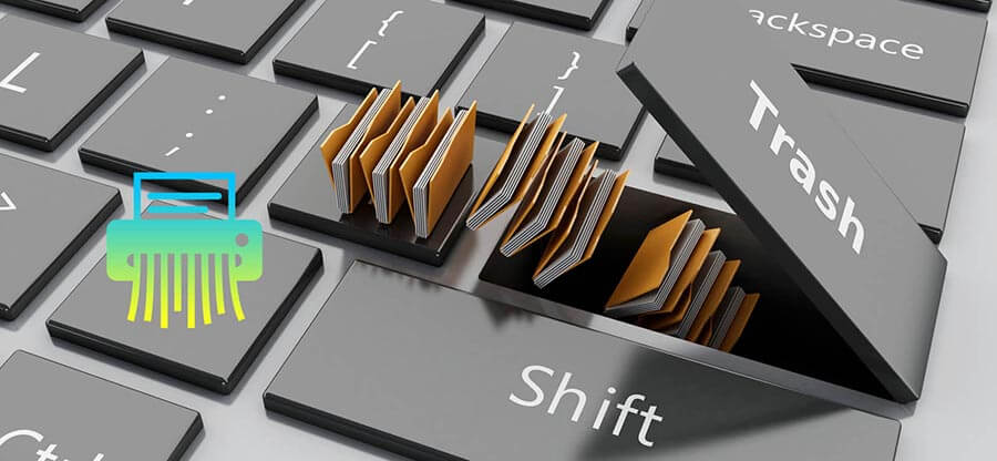 Differences between file deletion and file shredding