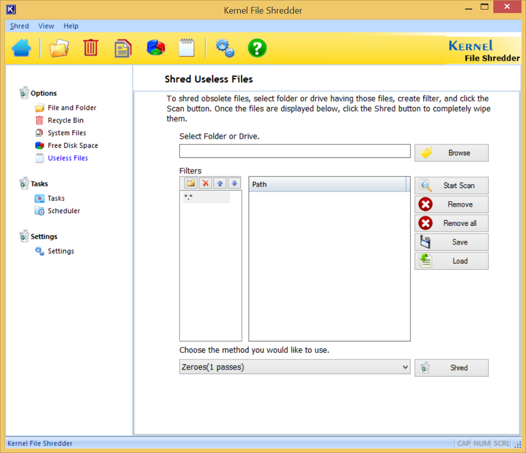 Shred Useless Files