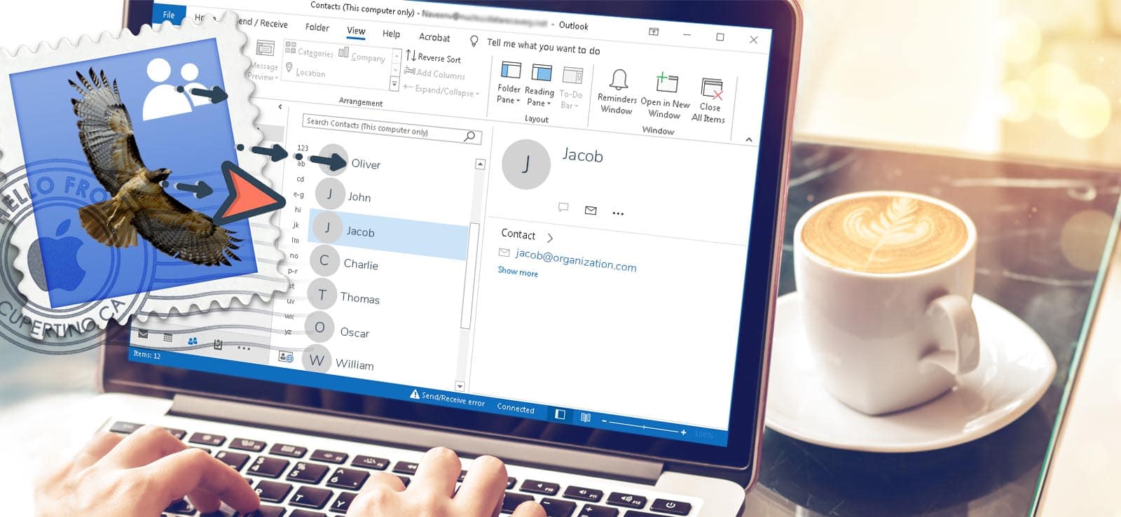 Export contacts from Apple Mail to Microsoft Outlook?