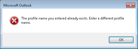 profile with this name already exists.