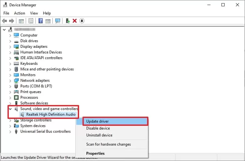 update driver