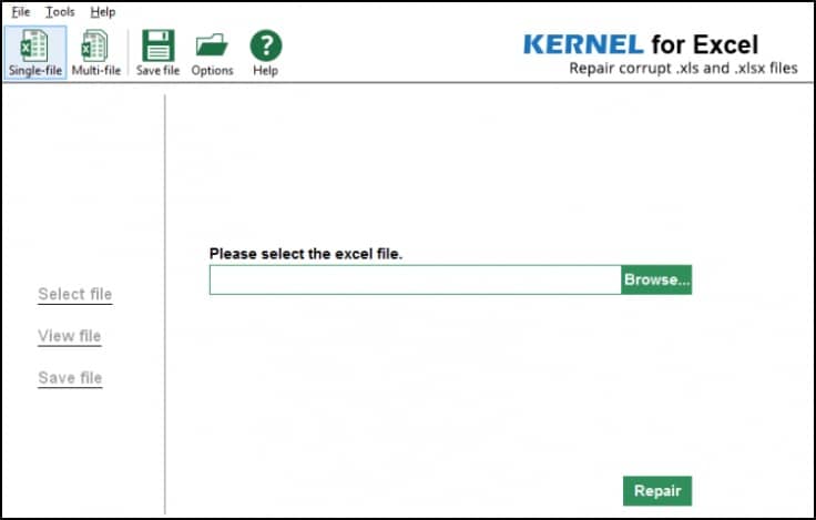 Access Kernel for Excel Repair software