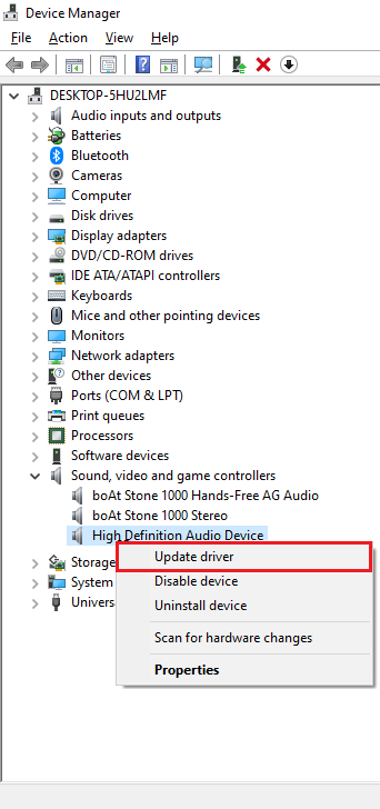 Update Driver