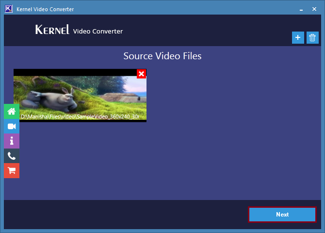 choose to remove file