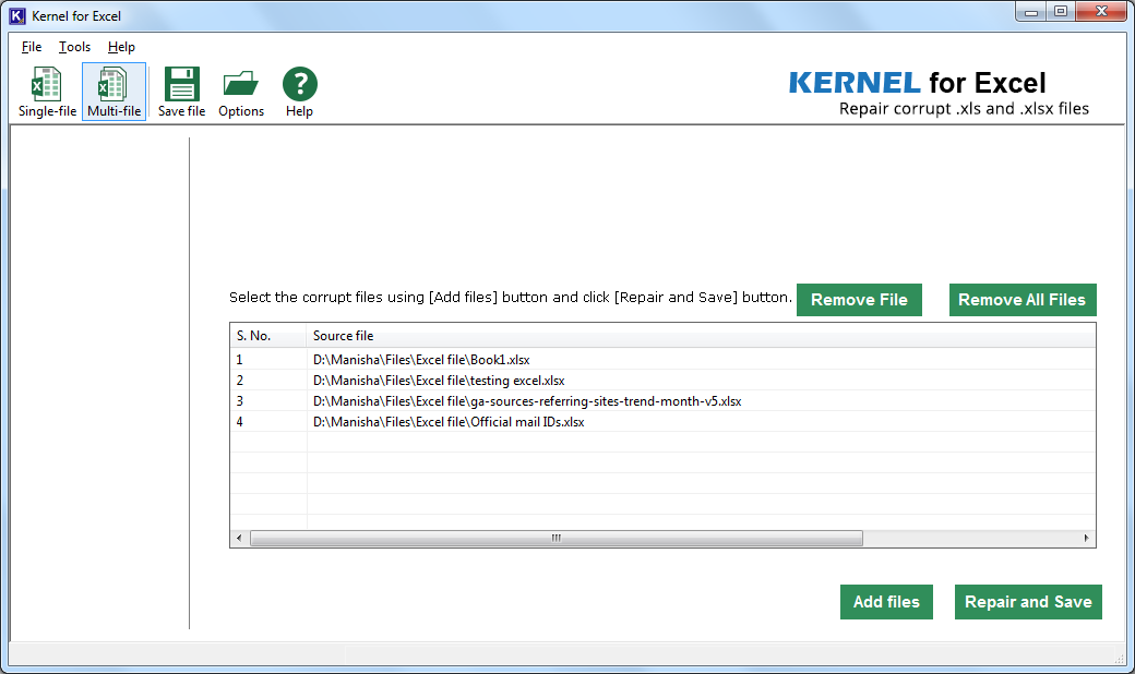  repair any corrupted Excel file