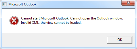 error in a pop-up window