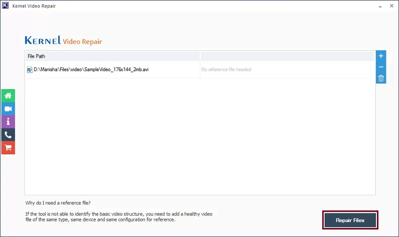 repair files