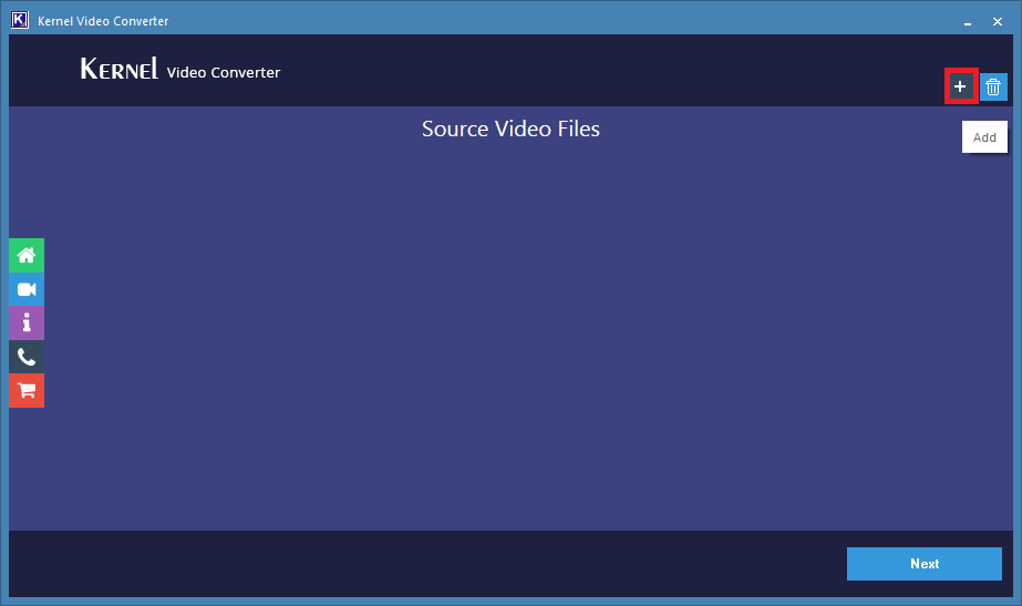 add the WebM video files