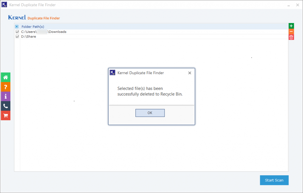 Remove duplicate images from Windows folders
