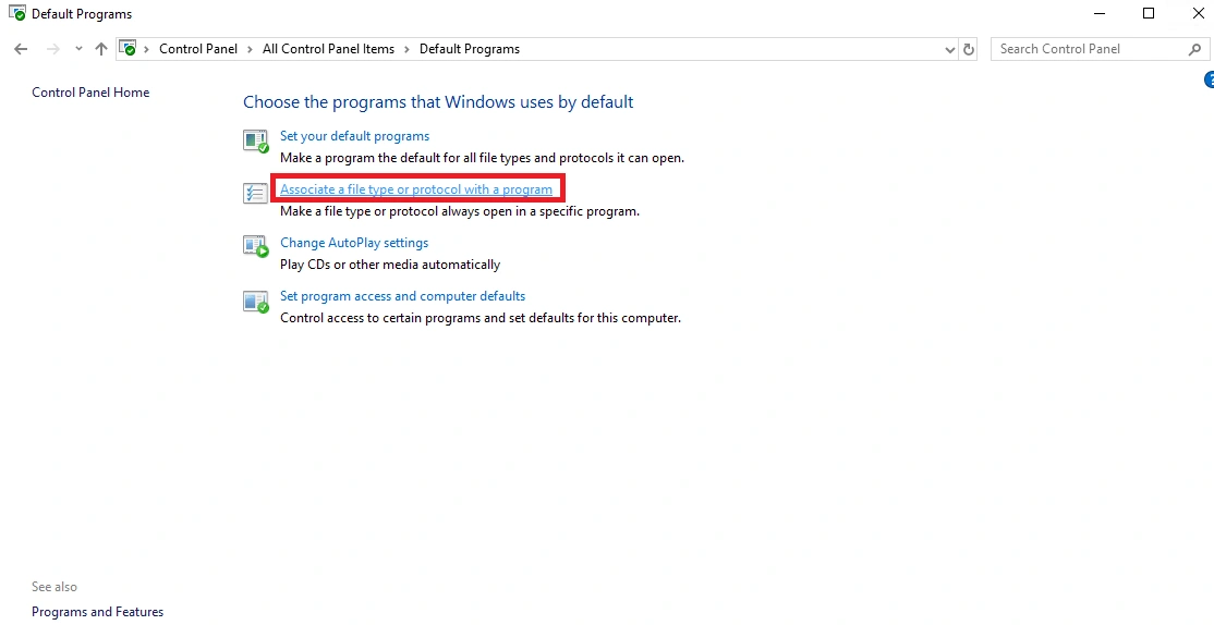 protocol with program