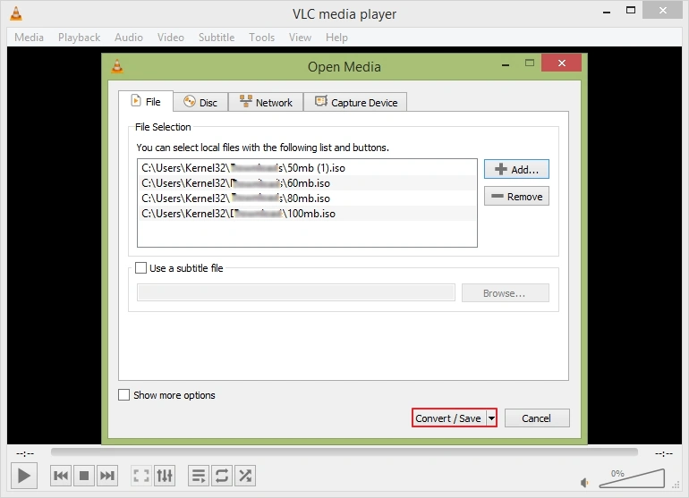 add iso file