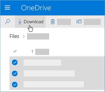 go to the Download options at the top navigation