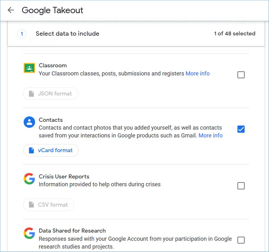 login with your Google account