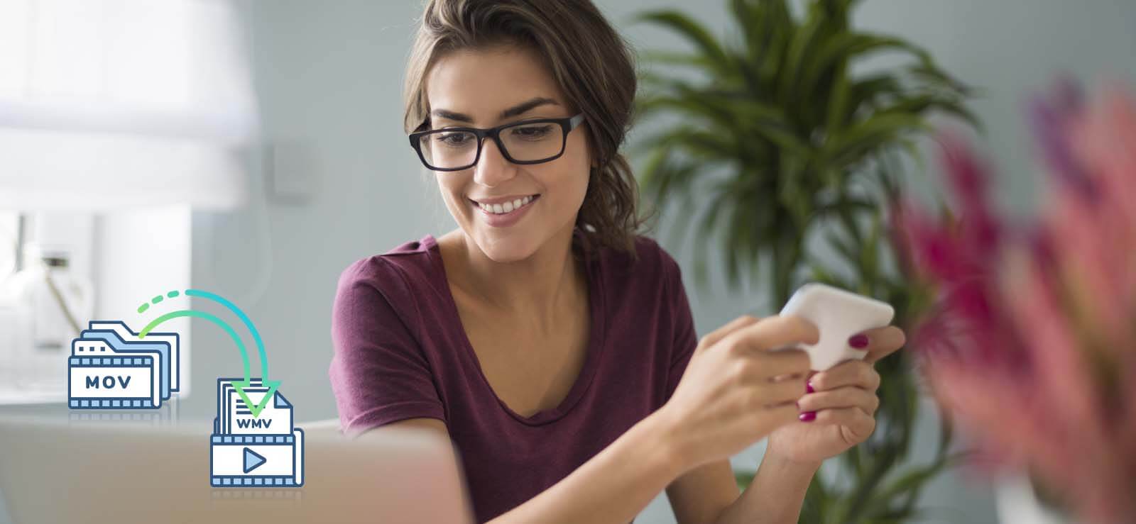 How to convert MOV to WMV format easily?