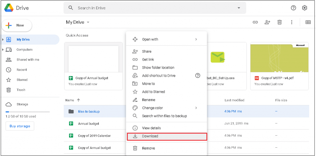 Best and easy ways to backup Google Drive data
