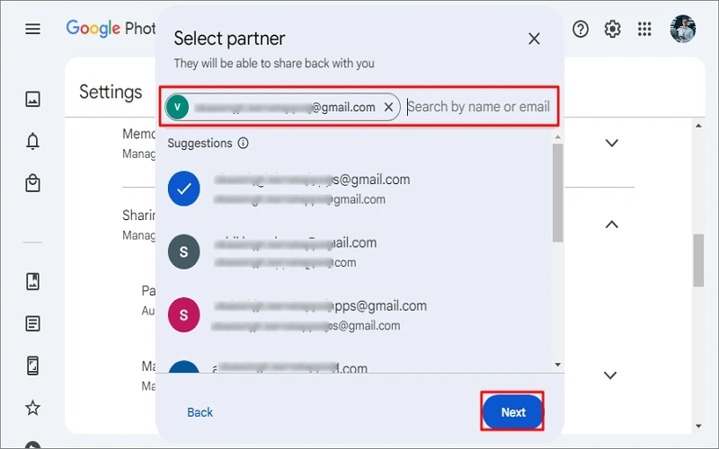 enter email address